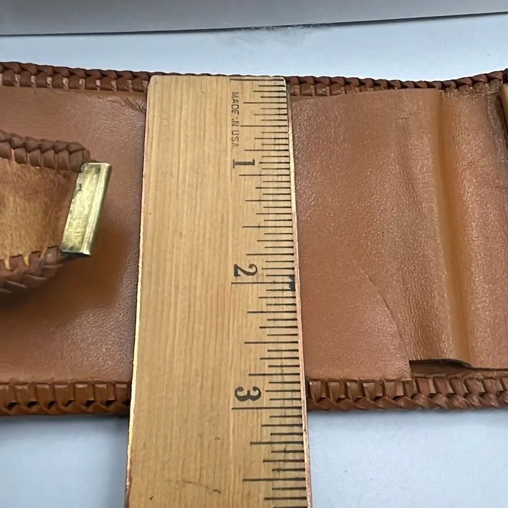 Vintage Handtooled leather Men’s wallet .